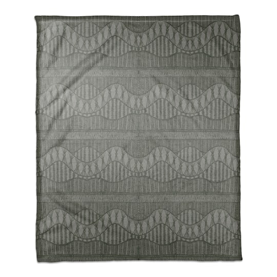 Lace Pattern Coral Fleece Blanket